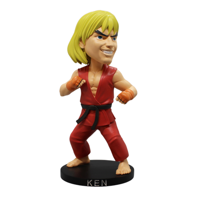 Street Fighter Ken Masters Polystone Bobblehead - Available 3rd Quarter 2021 - Icon Heroes 