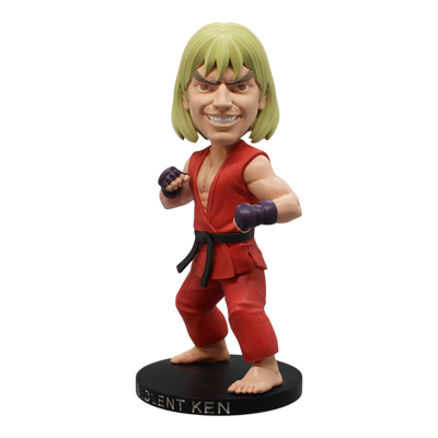 Street Fighter Violent Ken Polystone Bobblehead (SDCC Exclusive) - Available 3rd Quarter 2021 - Icon Heroes 