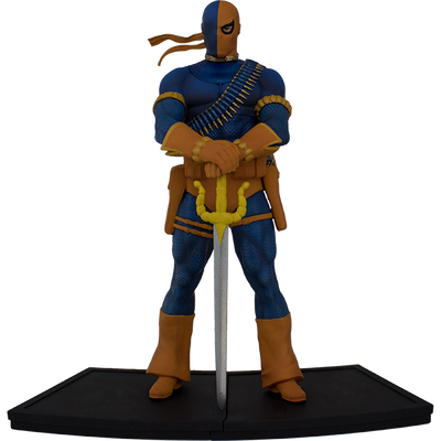 DC Comics The New Teen Titans Deathstroke Polystone Statue - Exclusive - Icon Heroes 