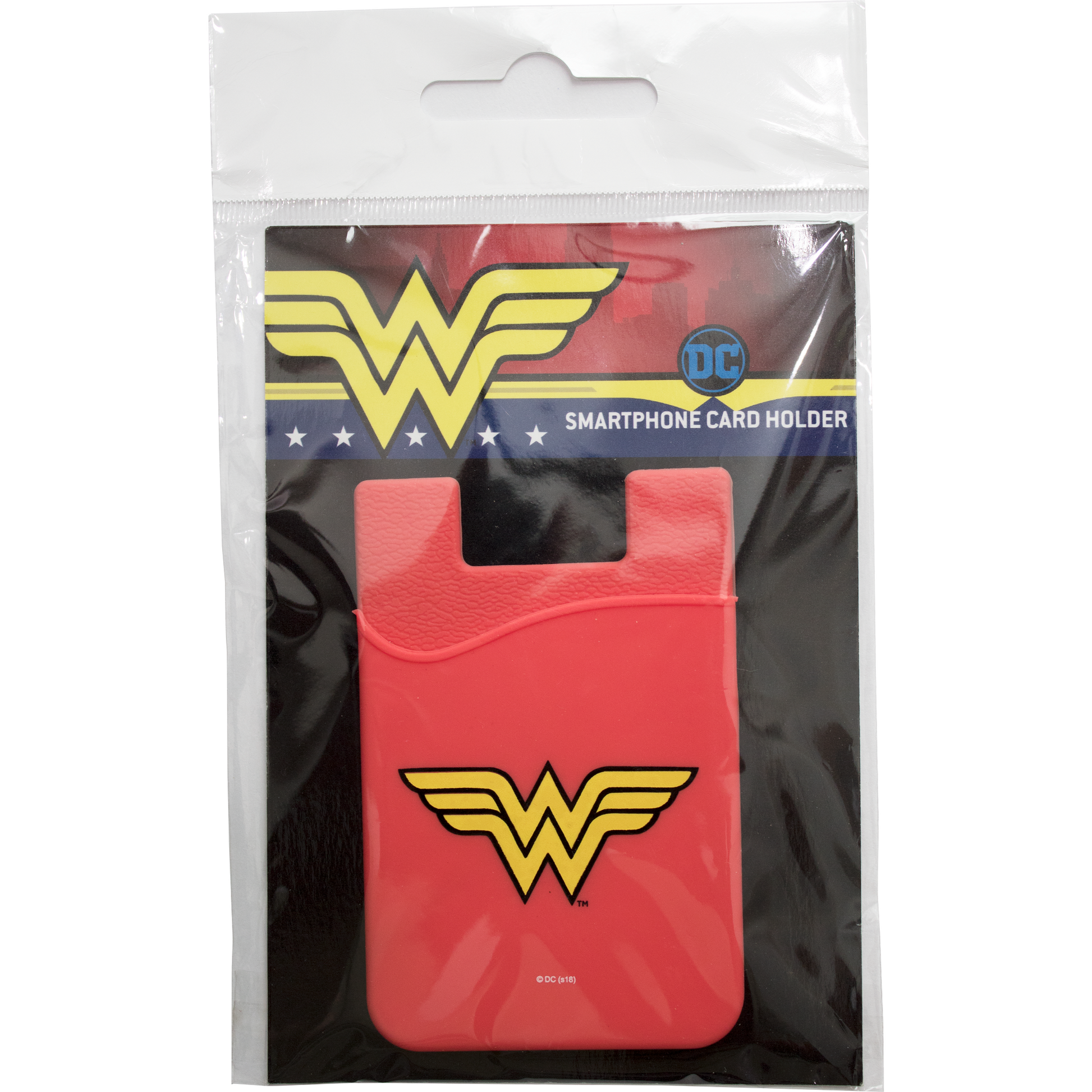 Wonder Woman Logo Smartphone Card Holder - Icon Heroes 