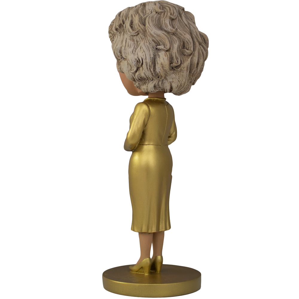 The Golden Girls Rose Nylund Gold Dress Polystone Bobblehead - Exclusive - Icon Heroes 