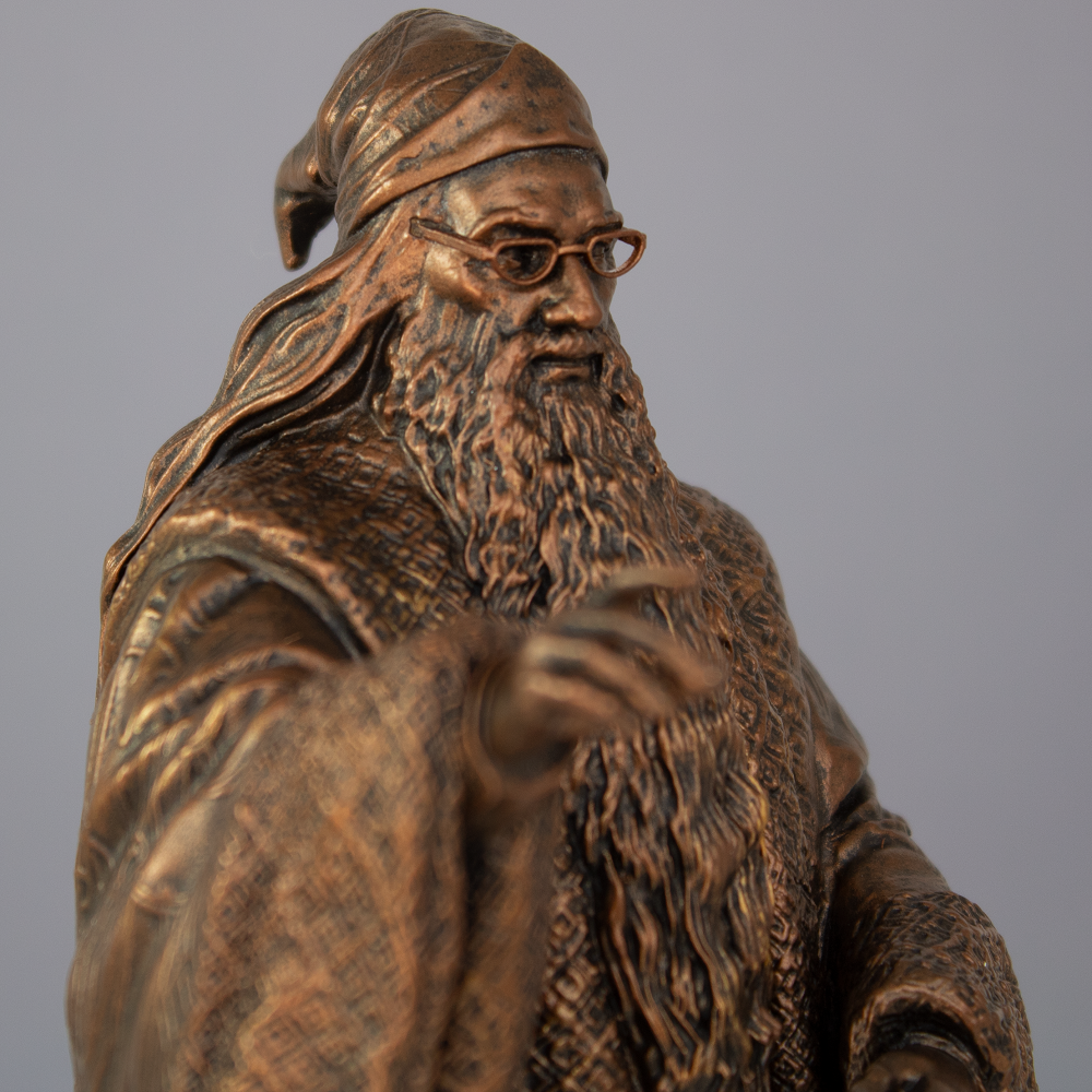 Harry Potter Professor Albus Dumbledore Faux-Bronze Polystone Statue - Exclusive - Icon Heroes 