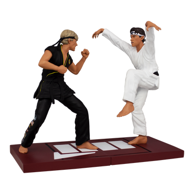 The Karate Kid Daniel vs. Johnny All-Valley Tournament Statue Set (GameStop Exclusive) - Icon Heroes 