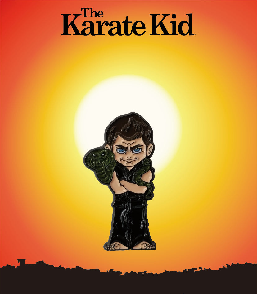 The Karate Kid John Kreese ICONS Enamel Pin Exclusive - Icon Heroes 