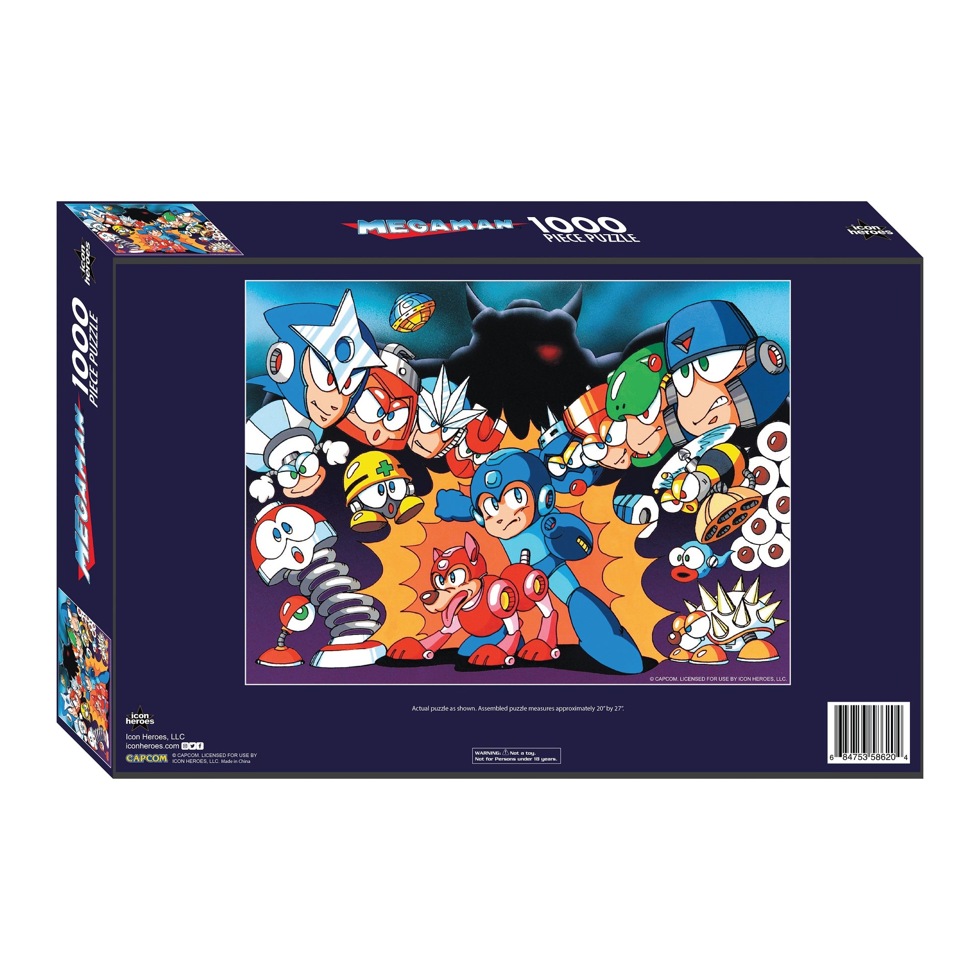 Mega Man Classic Jigsaw Puzzle - Icon Heroes 