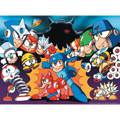 Mega Man Classic Jigsaw Puzzle - Icon Heroes 