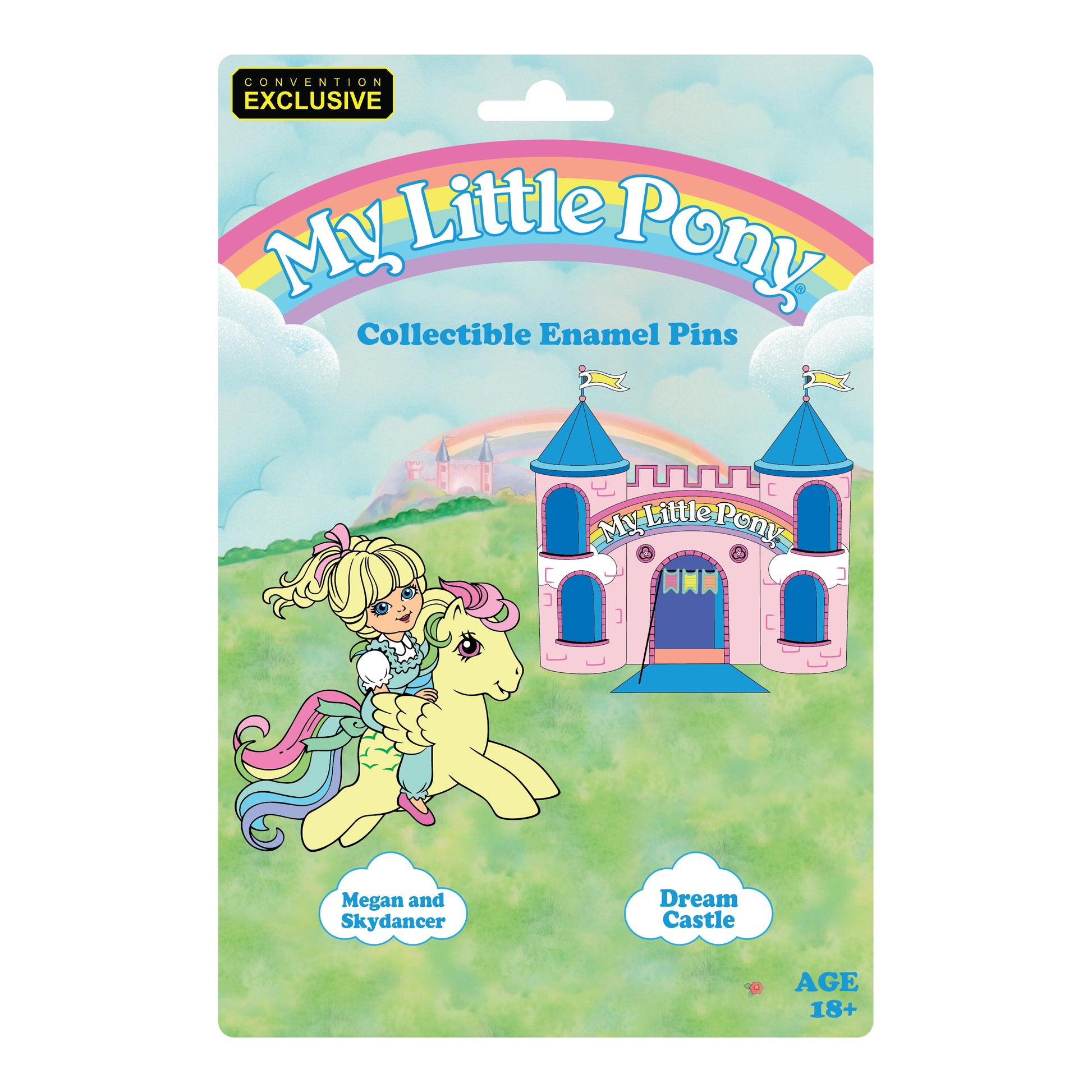 My Little Pony Megan and Skydancer X Dream Castle Retro Pin Set (SDCC Exclusive) - Icon Heroes 