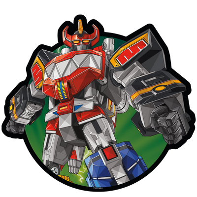 Power Rangers Megazord Die Cut Mouse Pad - Available 4th Quarter 2022 - Icon Heroes 