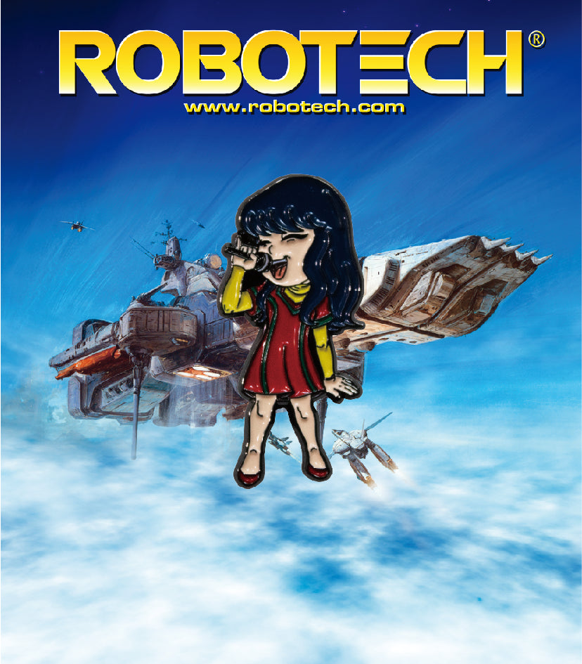 Robotech Lynn Minmei ICONS Enamel Pin - Exclusive - Icon Heroes 