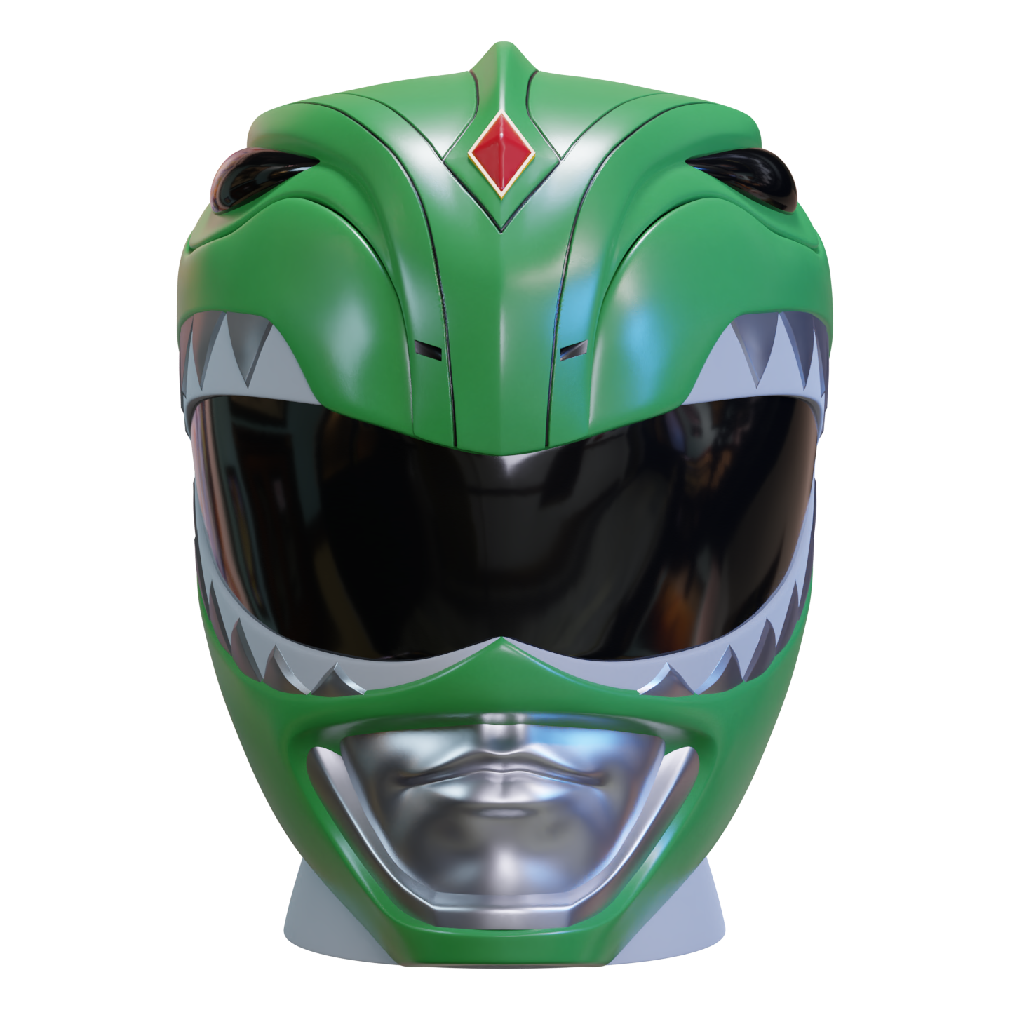 Power Rangers Green Ranger Helmet Pen Holder - Available 4th Quarter 2022 - Icon Heroes 