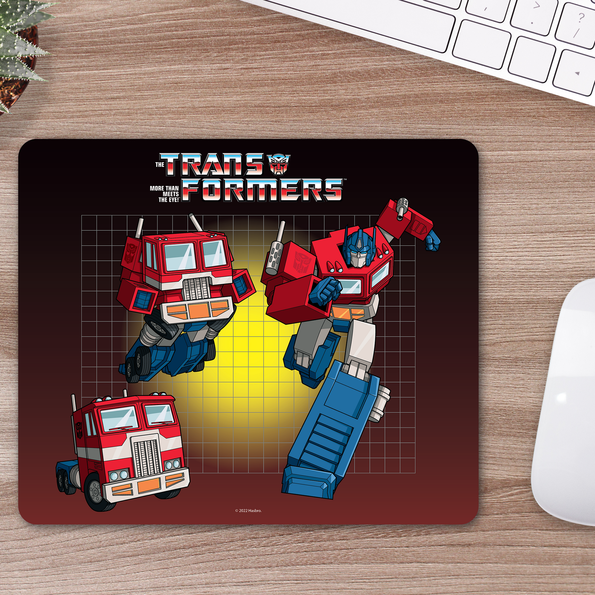 Transformers Optimus Prime Transformation Mouse Pad - Available 3rd Quarter 2022 - Icon Heroes 