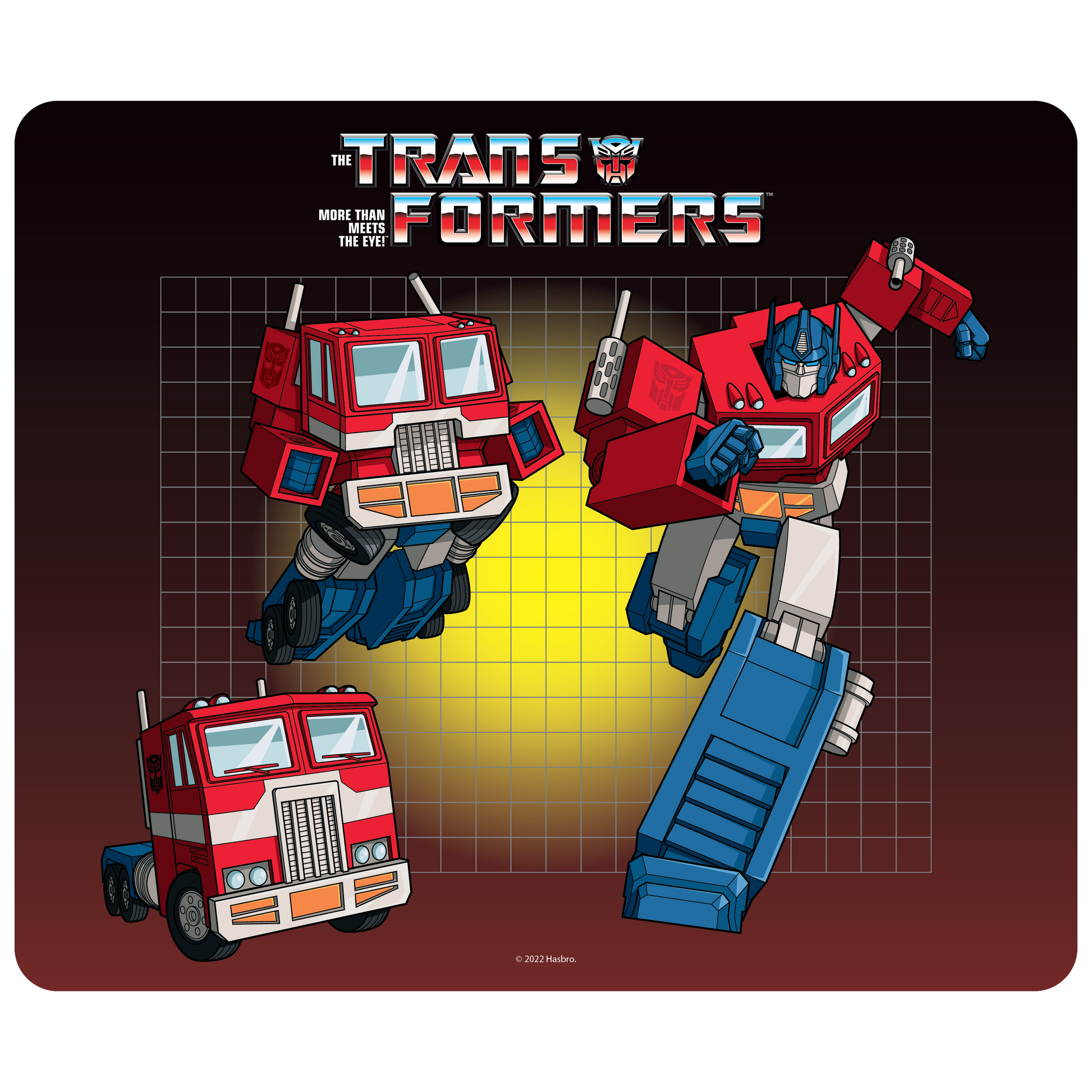 Transformers Optimus Prime Transformation Mouse Pad - Available 3rd Quarter 2022 - Icon Heroes 