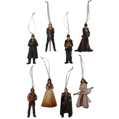 Once Upon a Time Metal Ornaments Set of 8 - Icon Heroes 