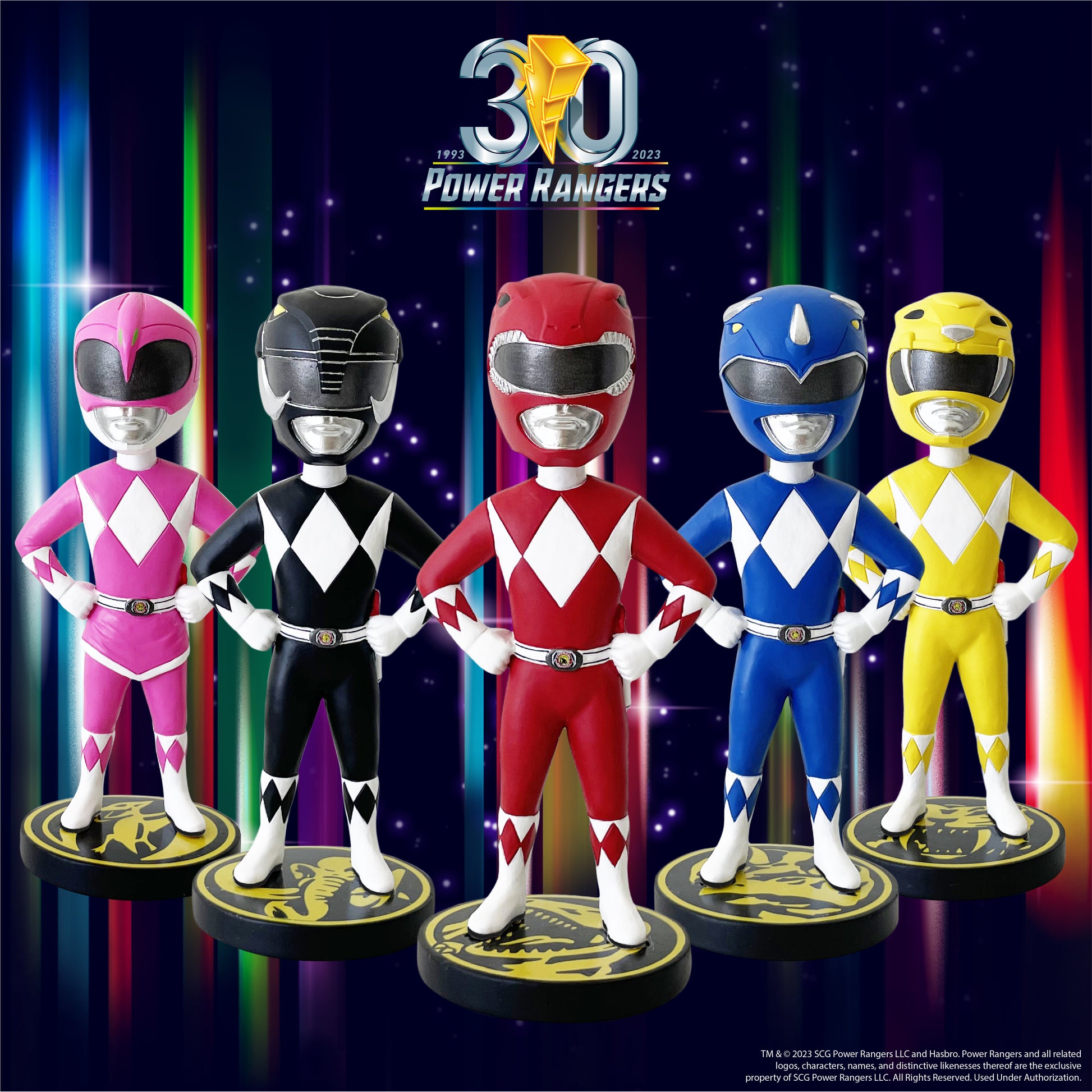 Power Rangers Bobbleheads Set (Exclusive) - Available 4th Quarter 2023 - Icon Heroes 