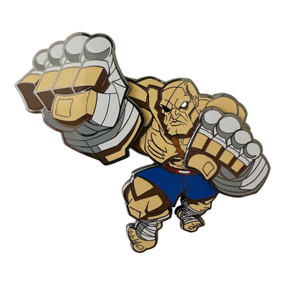 Street Fighter Sagat Action Pin by Tracy Tubera - Icon Heroes 