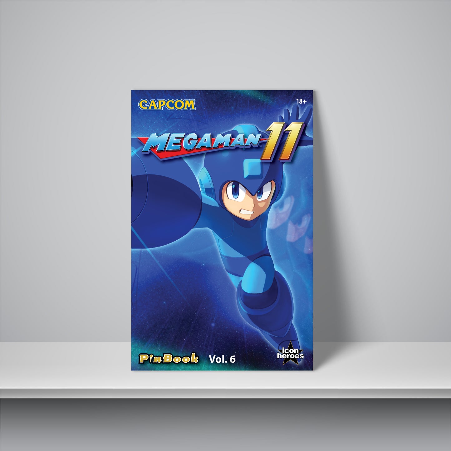Mega Man 11 Enamel Pins PinBook Vol. 6 - Available 3rd Quarter 2021 - Icon Heroes 