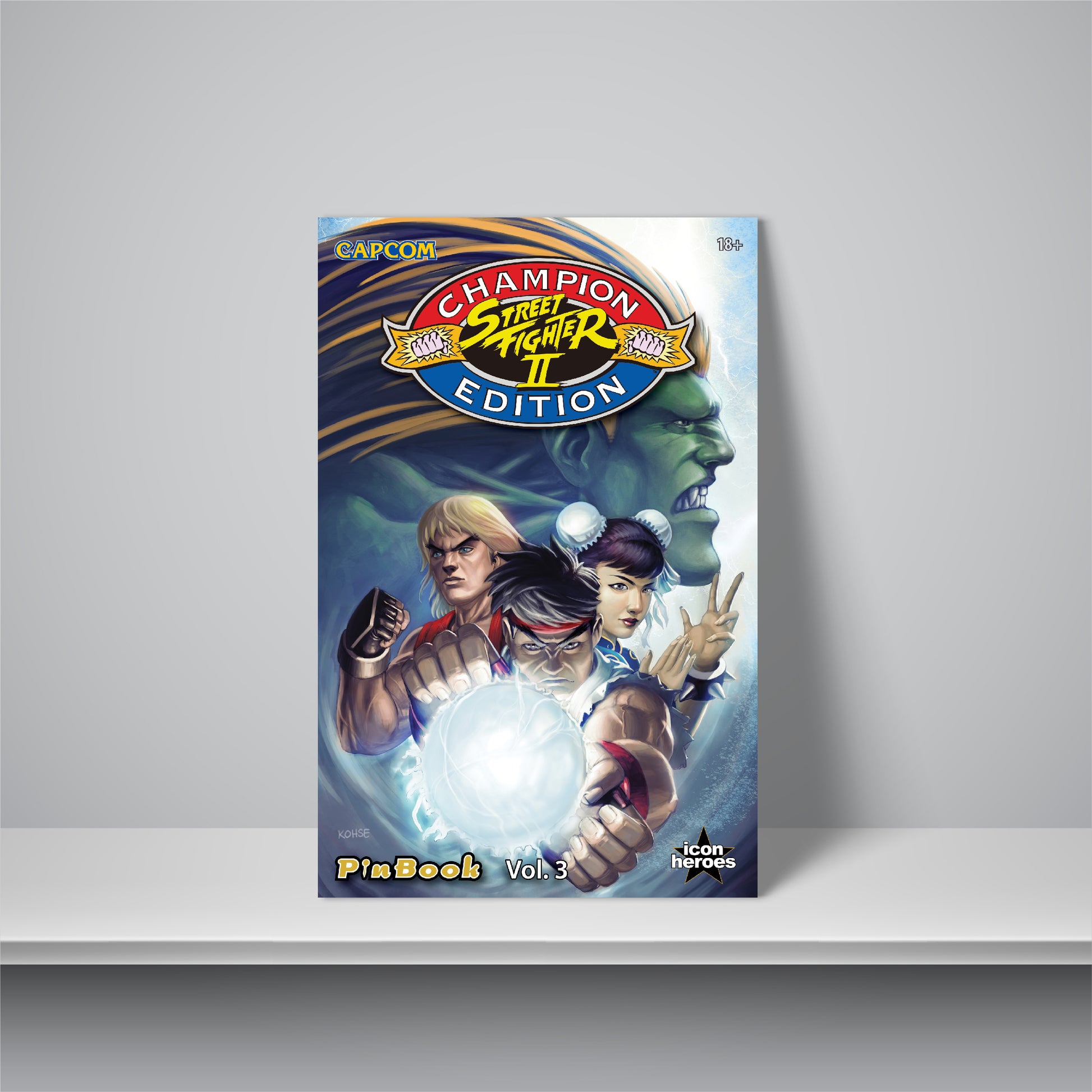 Street Fighter Enamel Pins PinBook Vol. 3 - Icon Heroes 