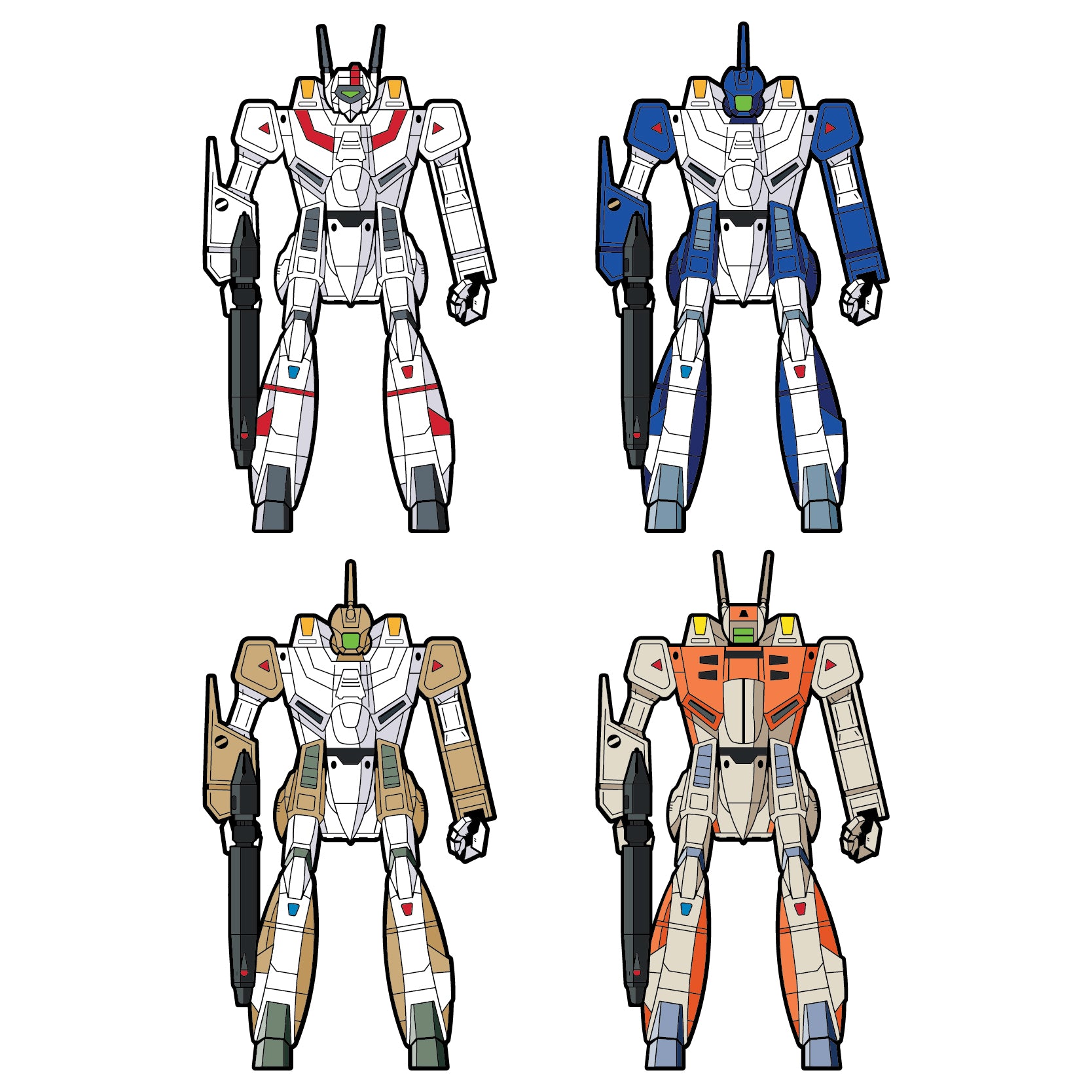 Robotech Pins PinBook Icon Heroes – Icon Heroes