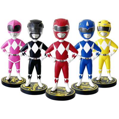 Power Rangers Polystone Bobbleheads Boxed Set - Available 3rd Quarter 2023 - Icon Heroes 