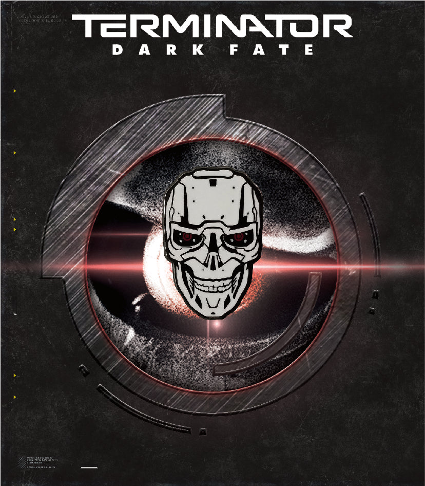 Terminator Dark Fate REV 9 Enamel Pin Exclusive - Icon Heroes 