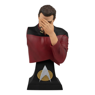 Star Trek The Next Generation Commander Riker Facepalm Bust Paperweight Exclusive - Icon Heroes 