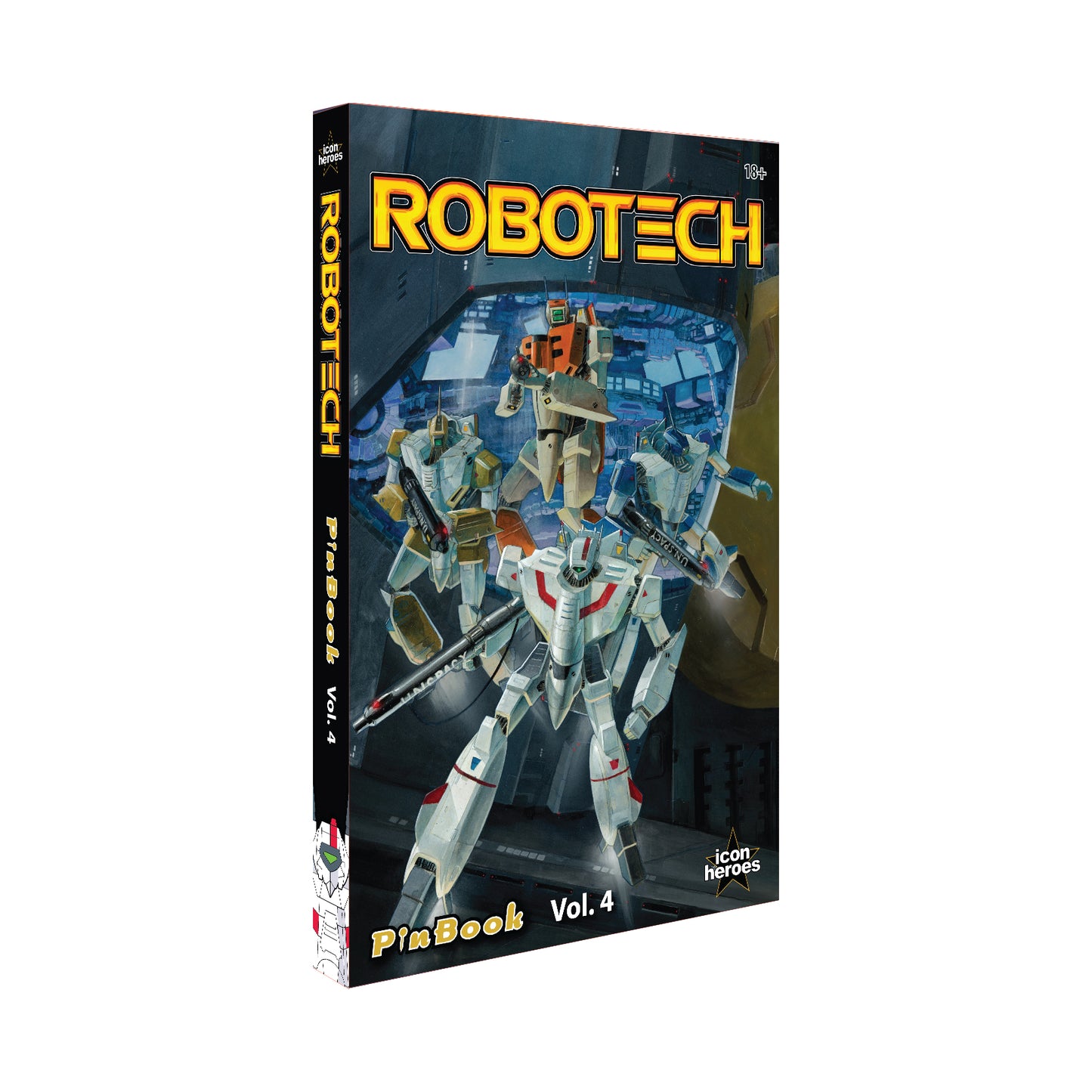 Robotech Enamel Pins Vermillion Squadron PinBook Vol. 4 - Icon Heroes 