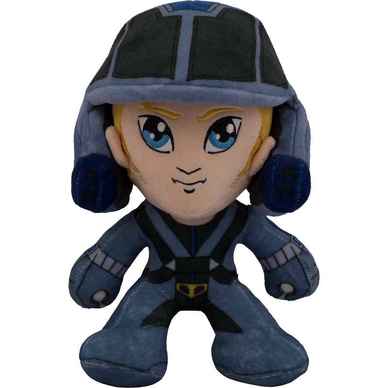 Robotech Roy Fokker 10" Plush Doll - Icon Heroes 