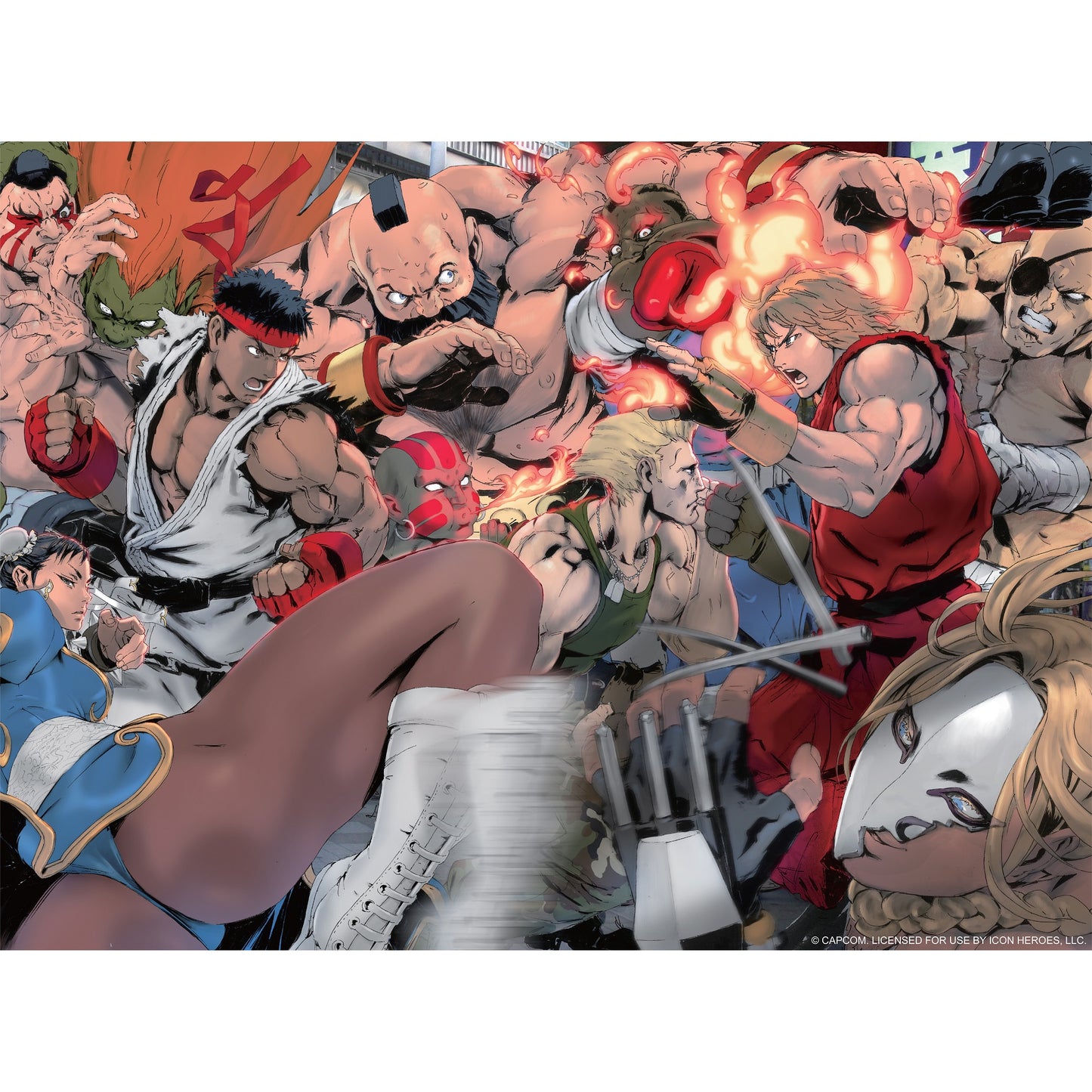 Street Fighter Jigsaw Puzzle by Akiman - Icon Heroes 