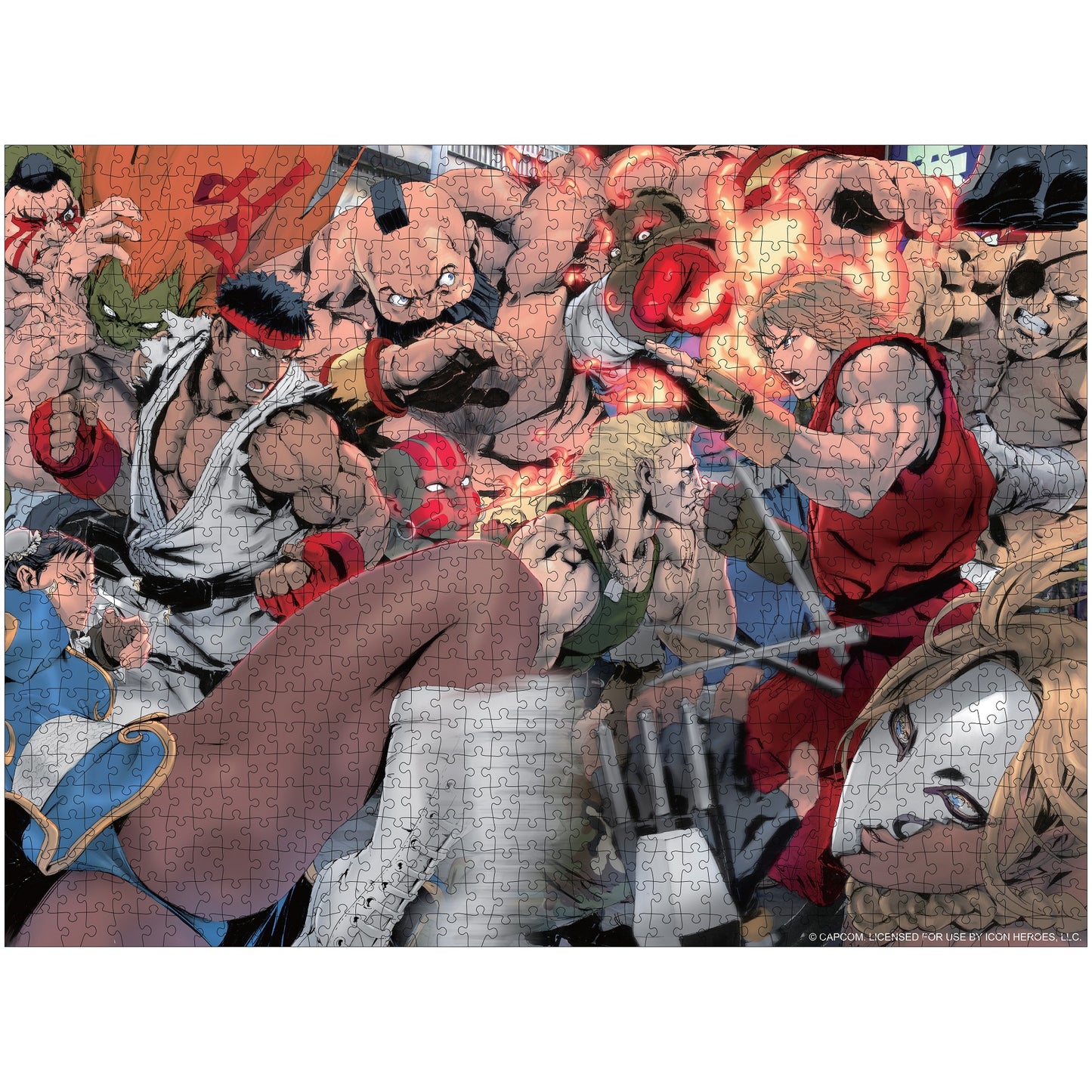 Street Fighter Jigsaw Puzzle by Akiman - Icon Heroes 