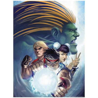 Street Fighter Jigsaw Puzzle by Lee Kohse - Available 4th Quarter 2021 - Icon Heroes 