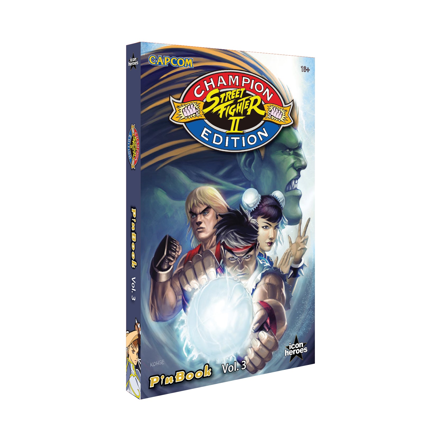 Street Fighter Enamel Pins PinBook Vol. 3 - Icon Heroes 