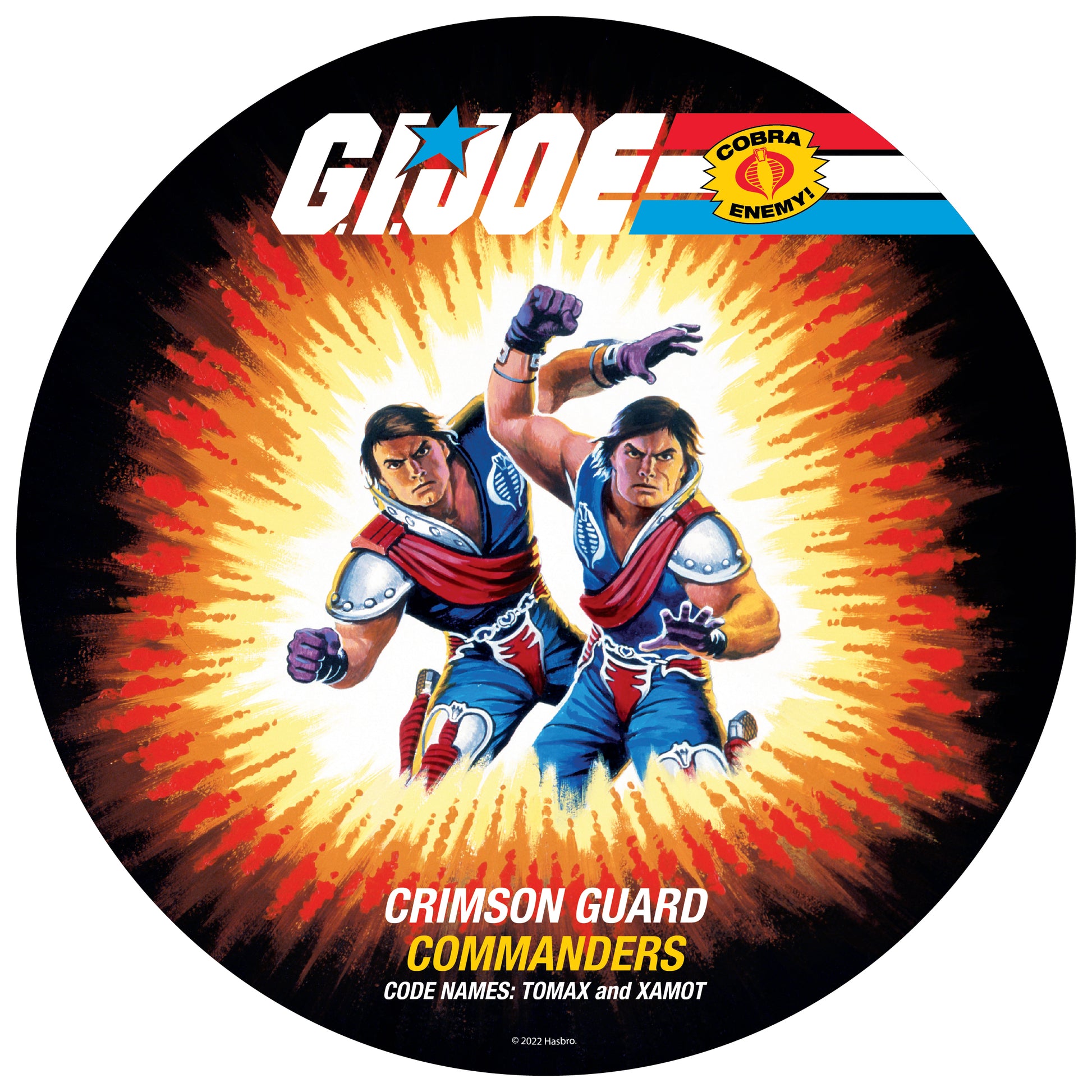 G.I. Joe Tomax X Xamot Retro Mouse Pad - Icon Heroes 