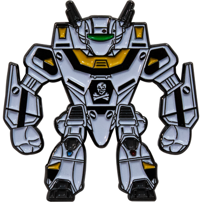 Robotech VF-1S Roy Fokker Skull Leader Enamel Pin - Exclusive - Icon Heroes 